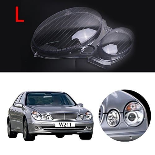Left Side Headlight Headlamp Lens Plastic Shell Cover for Mercedes Benz E-Class W211 E320 2006-2008 …