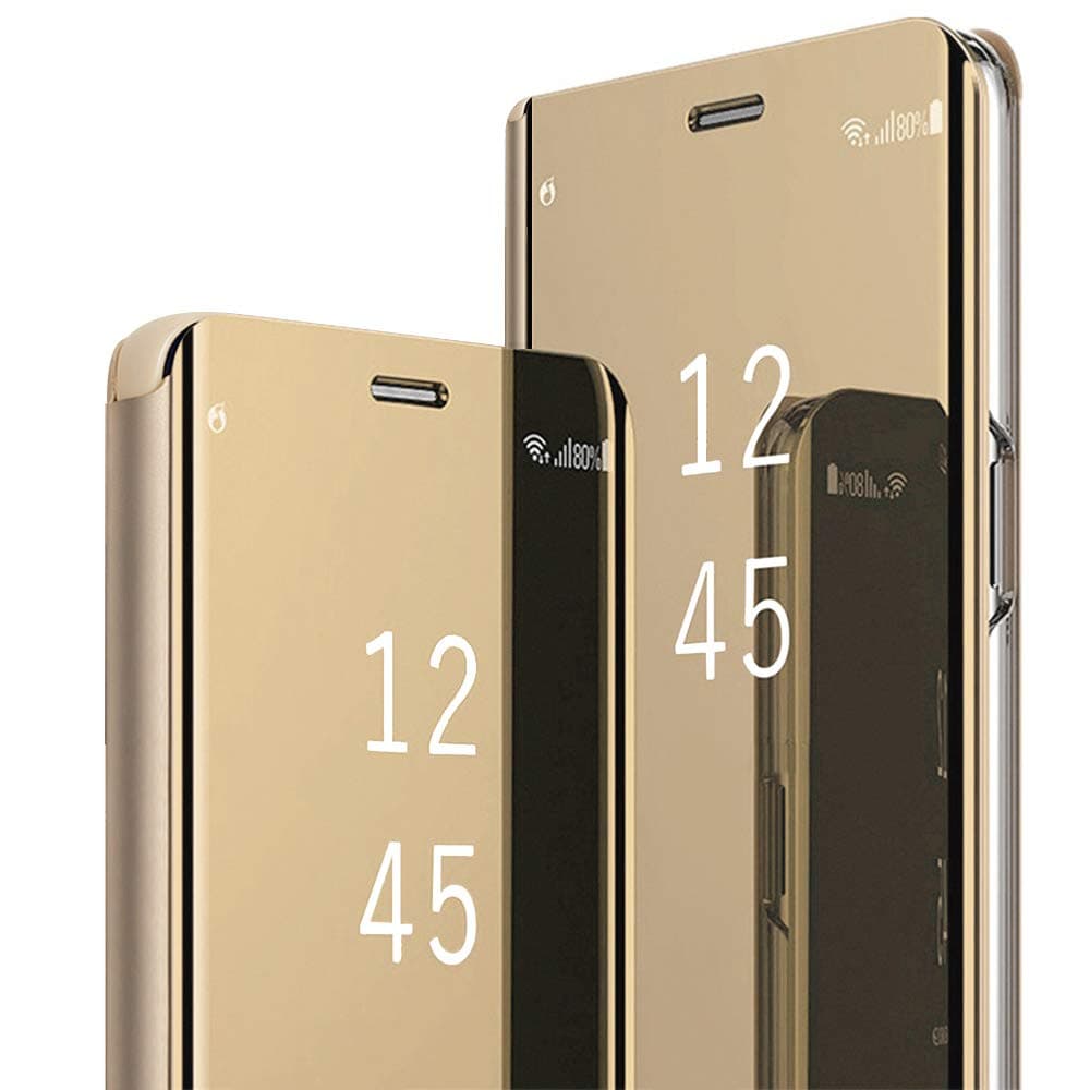 Note 20 Ultra Cover Cases Compatible with Samsung Galaxy Note20 Ultra 5G Cell Phone Case Clear View Mirror Flip Cover PU Leather with Kickstand Protective Cover for Samsung Note 20 Ultra 6.9"