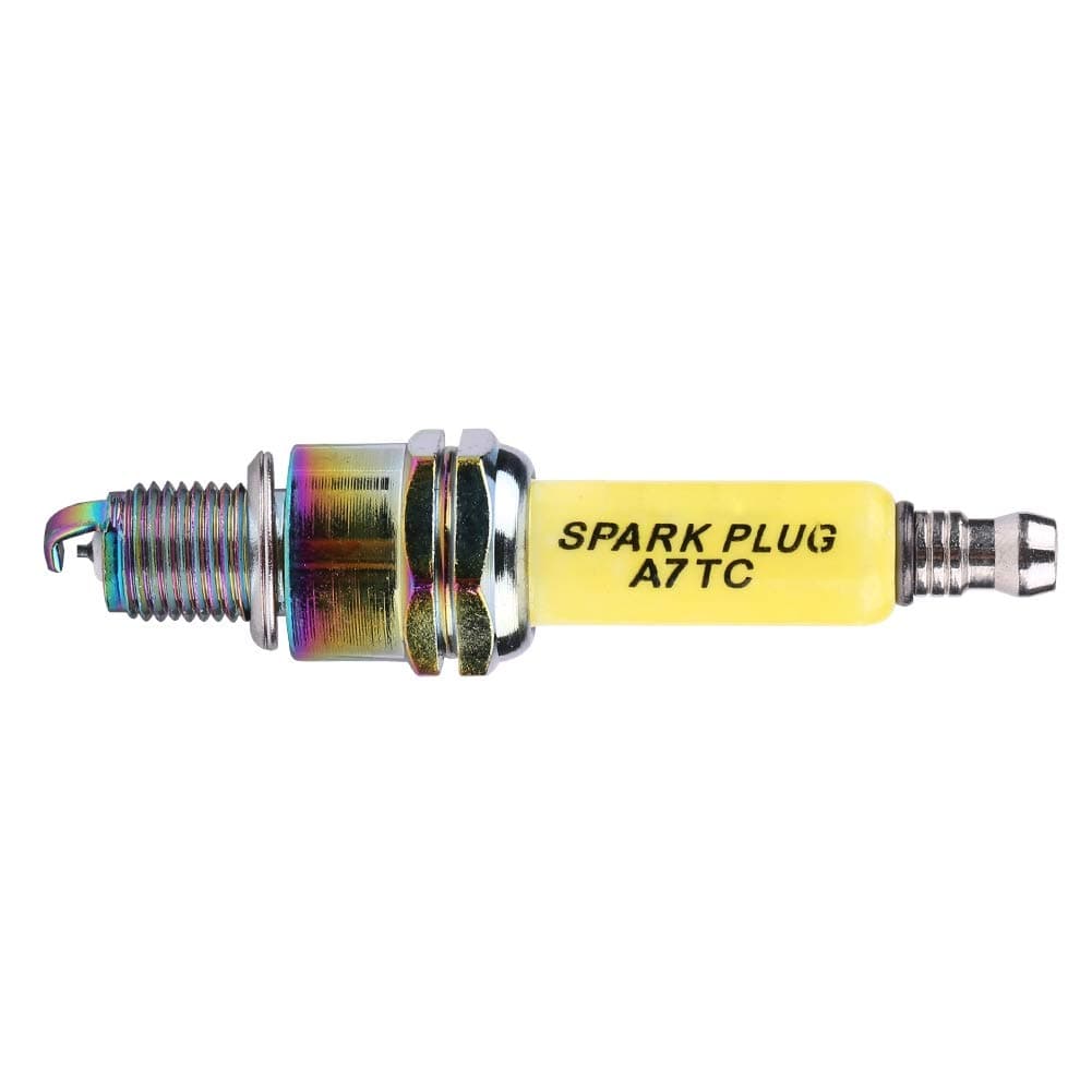Motorcycle Spark Plug, Simple Installation Lightweight Spark Plugs 4pcs for Dirt Bike for Scooter for ATV Replacement for CG125cc 150cc 200cc 250cc(A7TC)