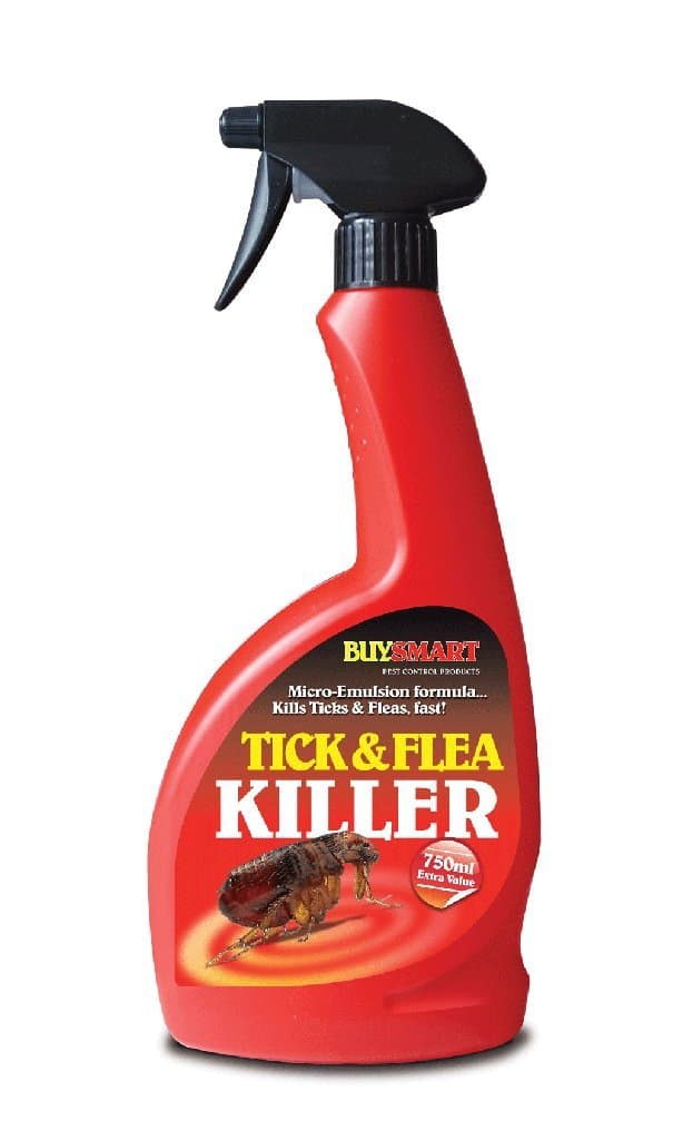 Buysmart Tick & Flea Killer 750ml Trigger Spray (337612)