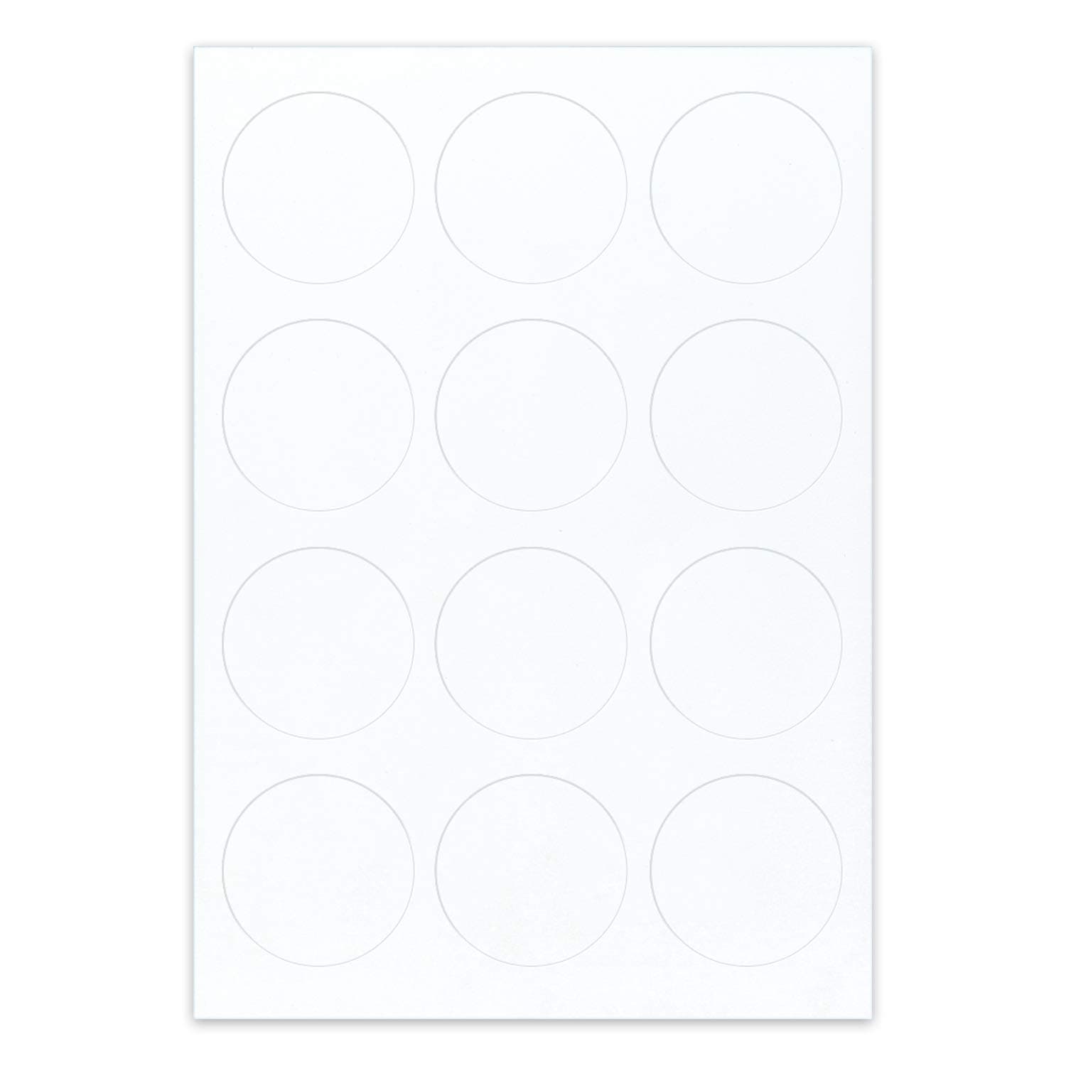 paper2eat Frosting Sheets Premium (pre-cut Icing Sheets) A4 White Edible Printer Paper - 288 count (2.5“ Circles)