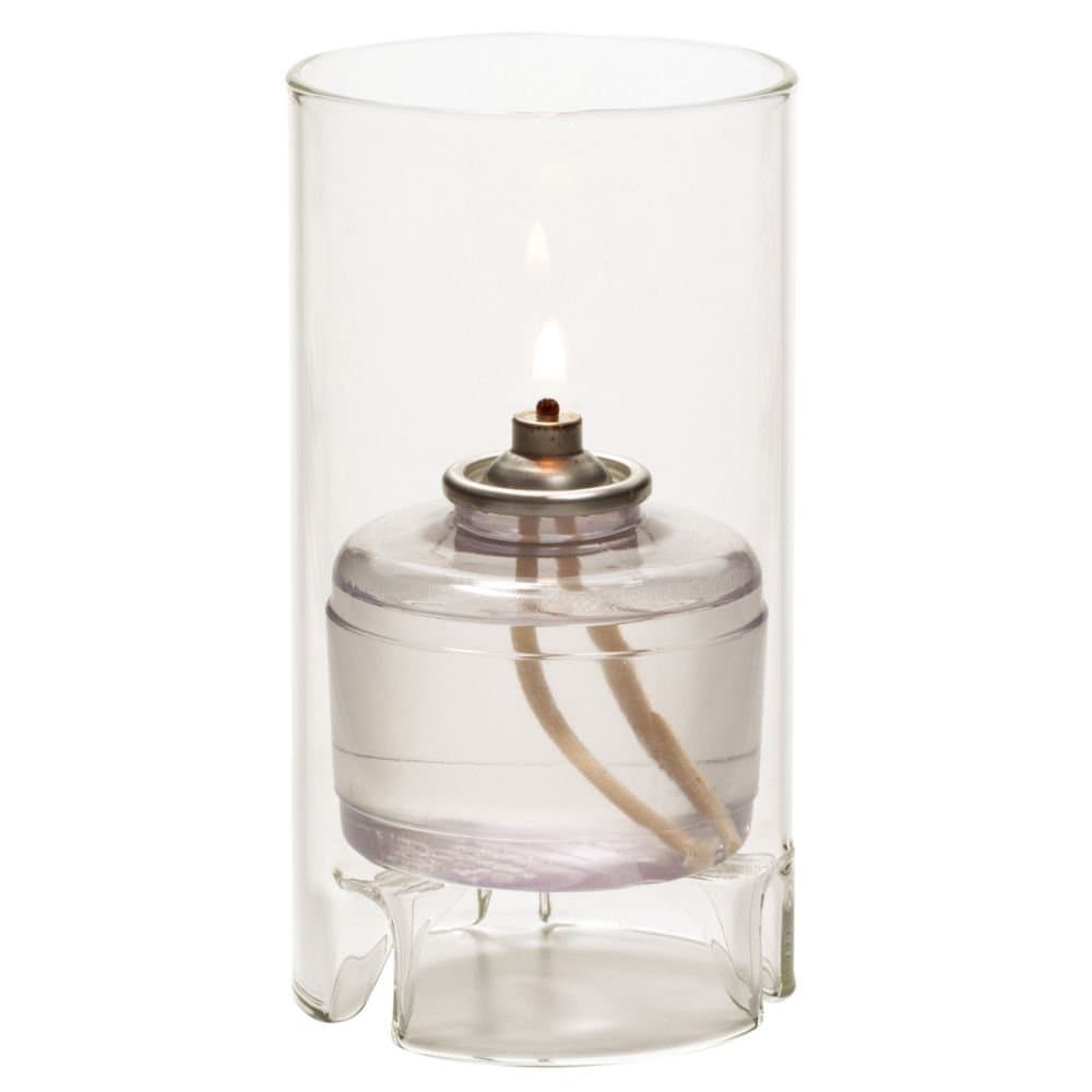 HollowickLarge Clear Glass Cylinder Lamp