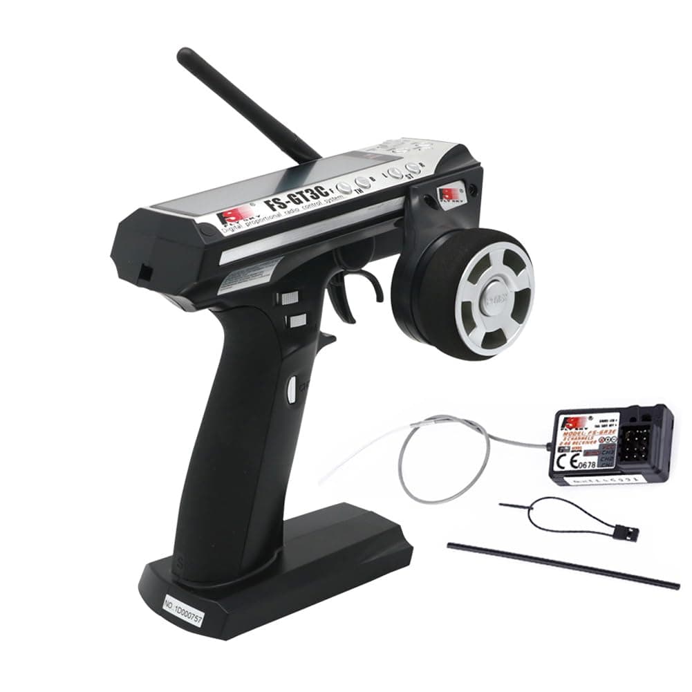 Flysky FS-GT3C RC Transmitter with FS-GR3E Receiver  (Black)