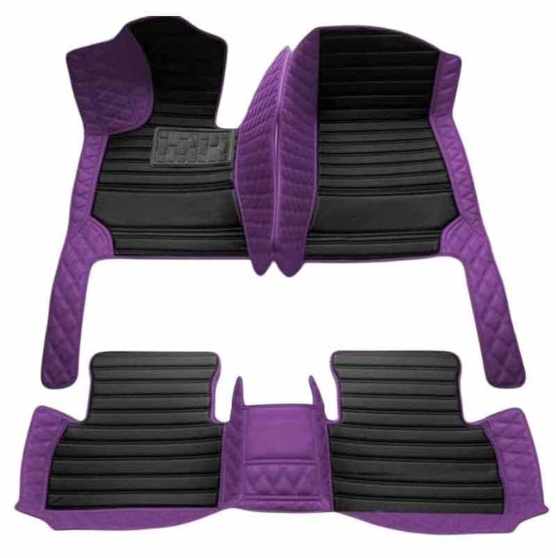 Custom Personalized Floor Mats ，Luxury Full Coverage All Weather Car Floor Mats，Anti-Slip Leather Car Mat Set ，Custom Floor Mat， for 99% of Cars, Trucks & SUV. (black3)