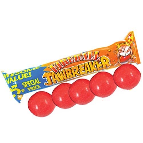 Fireball Jawbreakers Bubblegum x5 Packs (25 Balls)