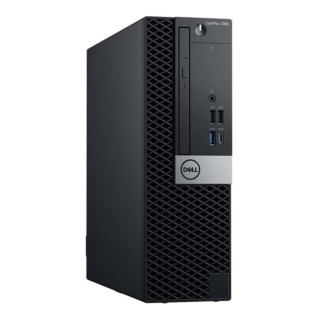 DELL Optiplex 7060 SFF Desktop Computer PC | Intel 8th Gen i7-8700 (6 Core) | 16GB DDR4 Ram 256GB NVMe M.2 SSD | Built-in WiFi & Bluetooth | Windows 11 Pro | Wireless Keyboard & Mouse(Renewed)