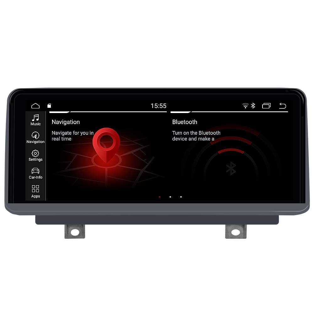 KOASON 10.25 inch CarPlay Screen Android Auto for BMW 3 Series 4 Series M3 M4 F30 F31 F32 F33 F34 F36 F80 F82 F83 F84 (2012-2016) NBT System Multimedia Radio Receiver GPS Navigation