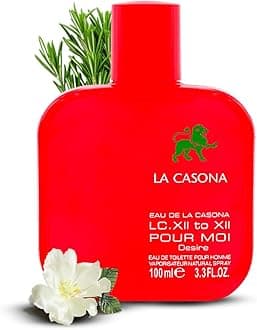 LA CASONA Desire Red Eau de Parfum, 100 ML Unisex Fragrance, Bergamot Jasmine Musk