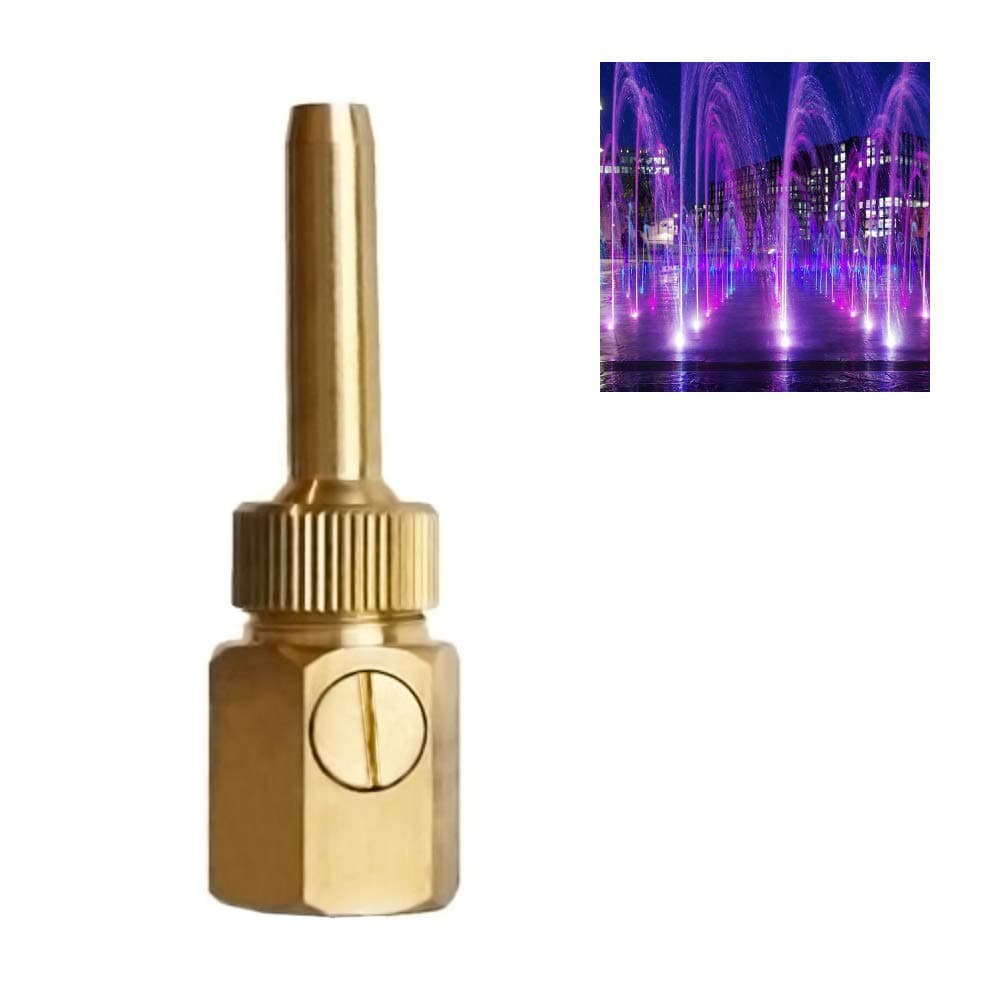 NAVADEAL 1/2" DN15 Brass Multi Direction Comet Water Fountain Nozzle Spray Pond Sprinkler Head