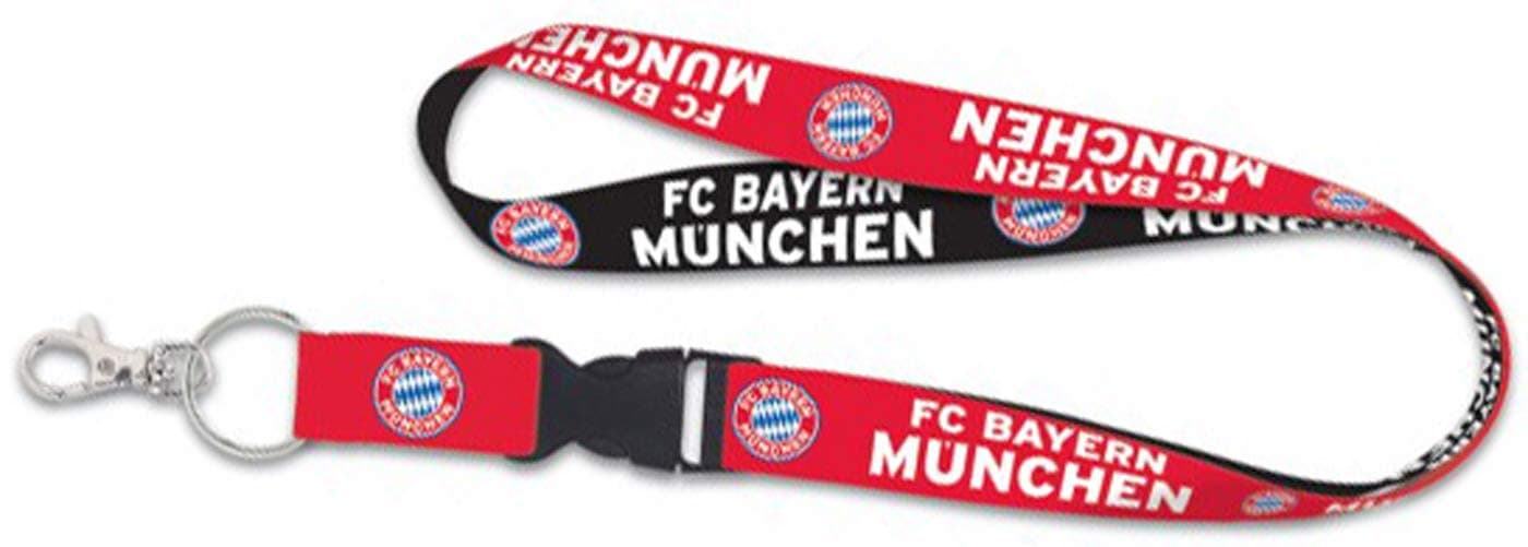 Bayern Munich Lanyard - Black-Red