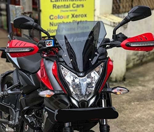 GadiParts Scooty Universal Visor Windscreen/Wind Deflectors Headlight Visor Fairing Kit Suitable for Hero CBZ Xtreme