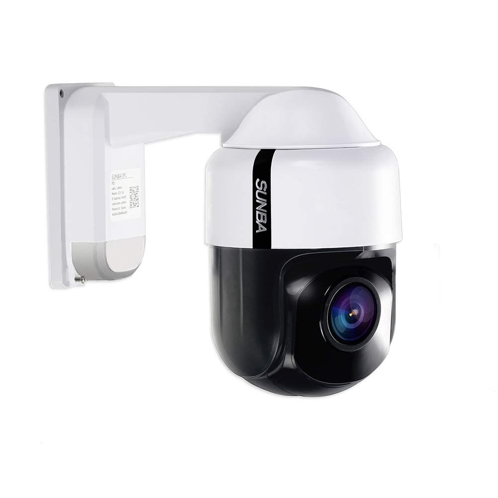 SUNBA 4X Optical Zoom 960H Analog Mini PTZ Security Camera, Auto Focus, Indoor/Outdoor and Night Vision up to 50m (305-A4X)