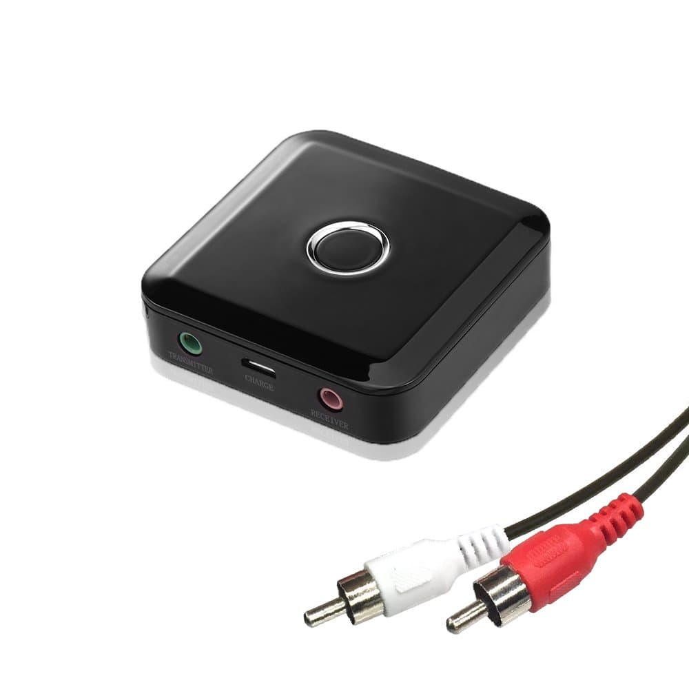 YETOR Bluetooth Transmitter/receiver for TV PC MP3 MP4 laptop RCA or 3.5MM input jack can pair 2 bluetooth headsets speaker Simultaneously CSR chip inside(TX11)