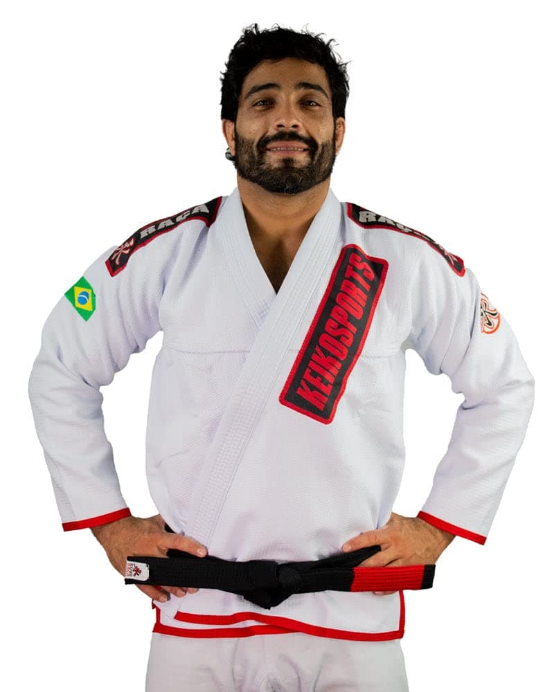 Gold Weave Kimono (Gi) - White - A2