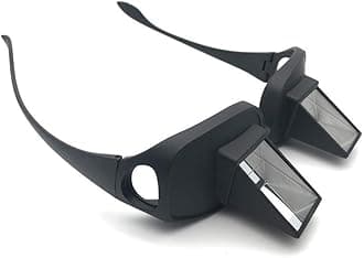 vinmax Bed Prism Spectacles Horizontal Mirror Lazy Readers Glasses 90 Degree Prism Glasses for Laying Down Reading and Watching TV - New Upgrade