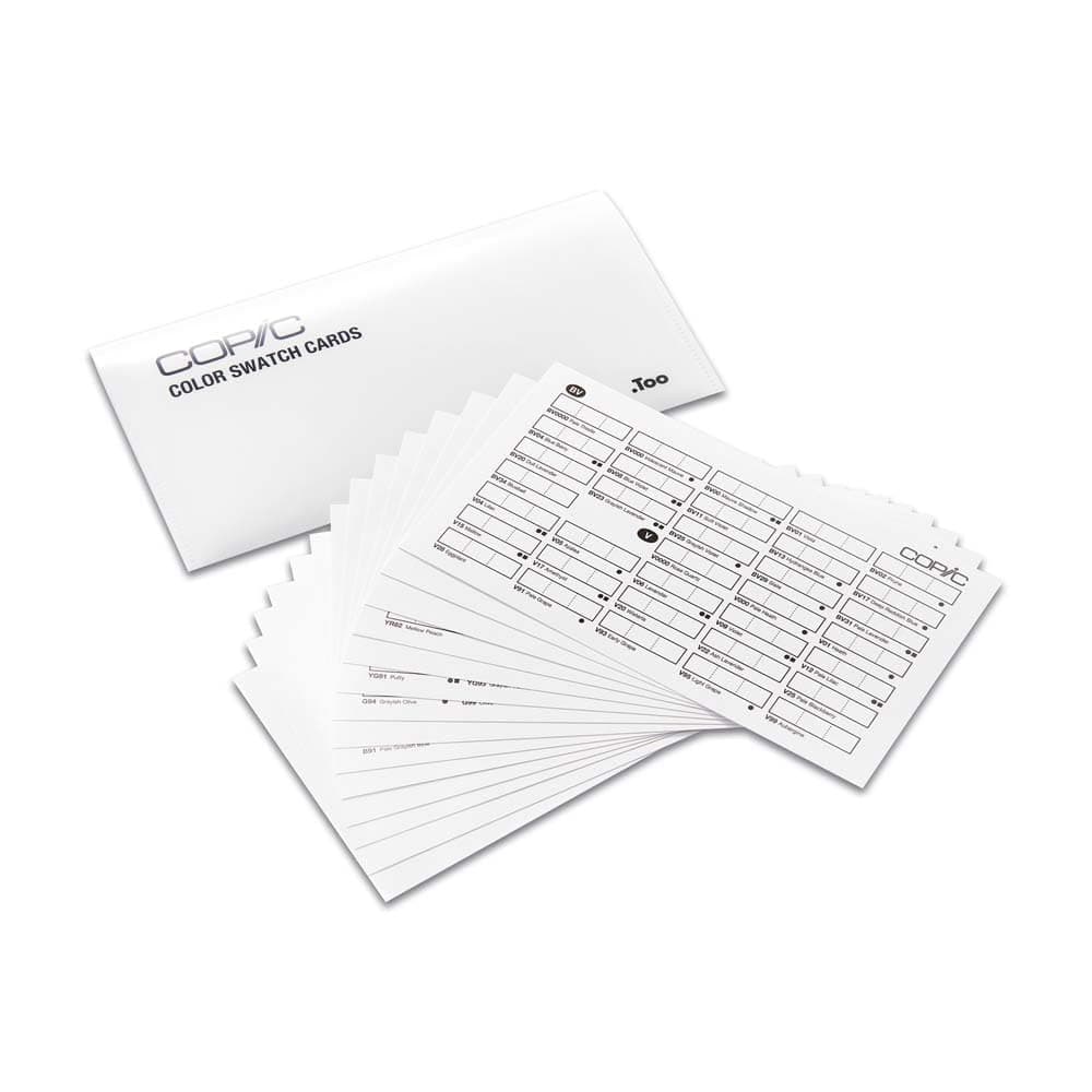 Copic COLOR SWATCH CARDS