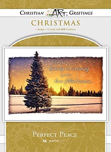Perfect Peace - Boxed Greeting Cards - Christmas - KJV Scripture Cards
