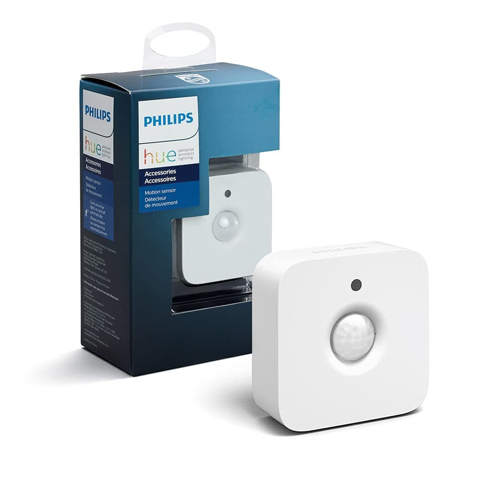 Indoor Motion Sensor for Smart Lights (Requires Hue Hub, Installation-Free, Smart Home, Exclusively for Philips Hue Smart Bulbs)