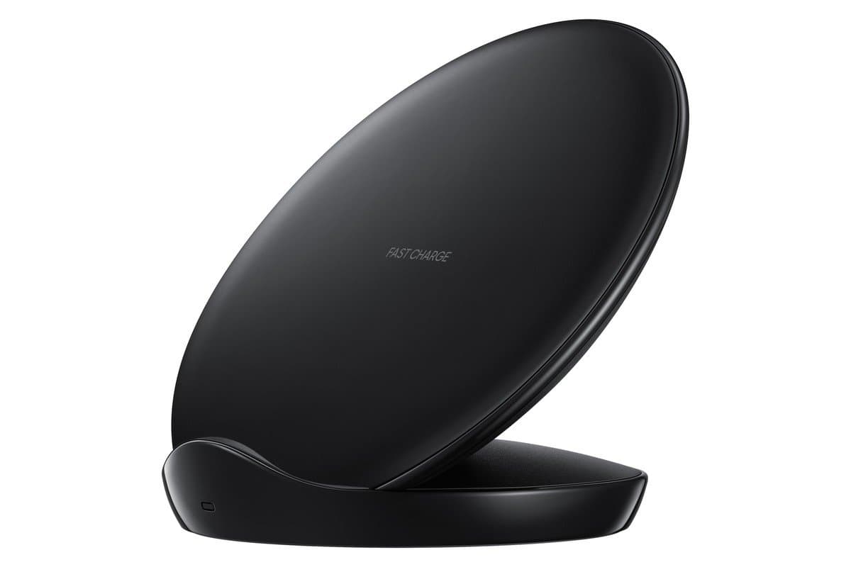 Samsung Original Wireless Fast Qi Charging Stand for Galaxy S9/S9+ with UK Mains Adaptor - Black
