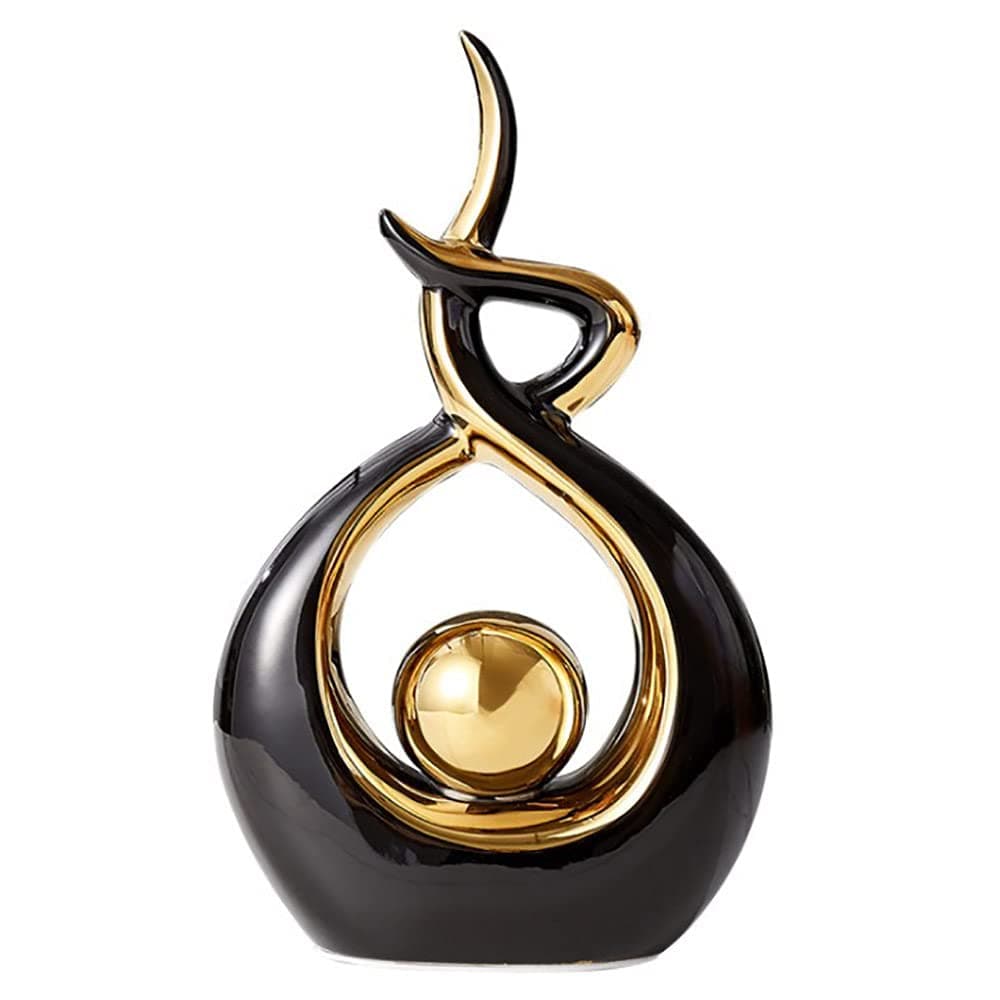 Home Decor Modern Abstract Art Ceramic Statue Table Decorations for Dining Room Living Room Office Centerpiece