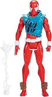 Marvel SPIDER-MAN Hasbro Across The Spider-Verse 6" Scarlet Spider Action Figure with Spider Web Accessory for Boys and Girls Ages 4+