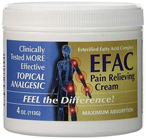 ACTIVE AGAIN Efac Pain Relieving Cream 4 Oz 1 1