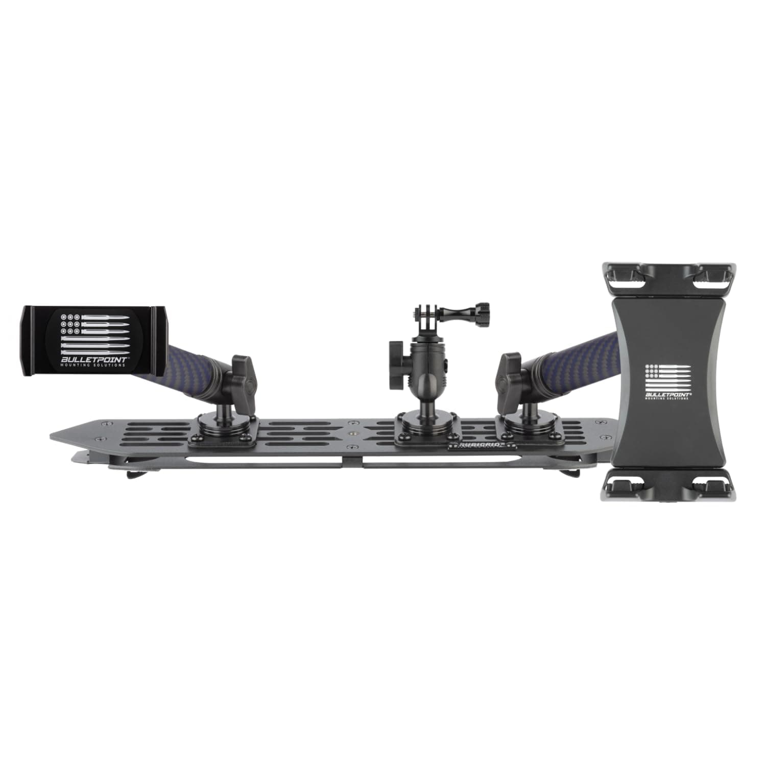 RubiGrid Multiple Device Dash Mount Platform for Phone, Tablet & Action Camera Compatible with 2018–2023 Jeep Wrangler JL (NOT 4xe) & 2020–2023 Gladiator