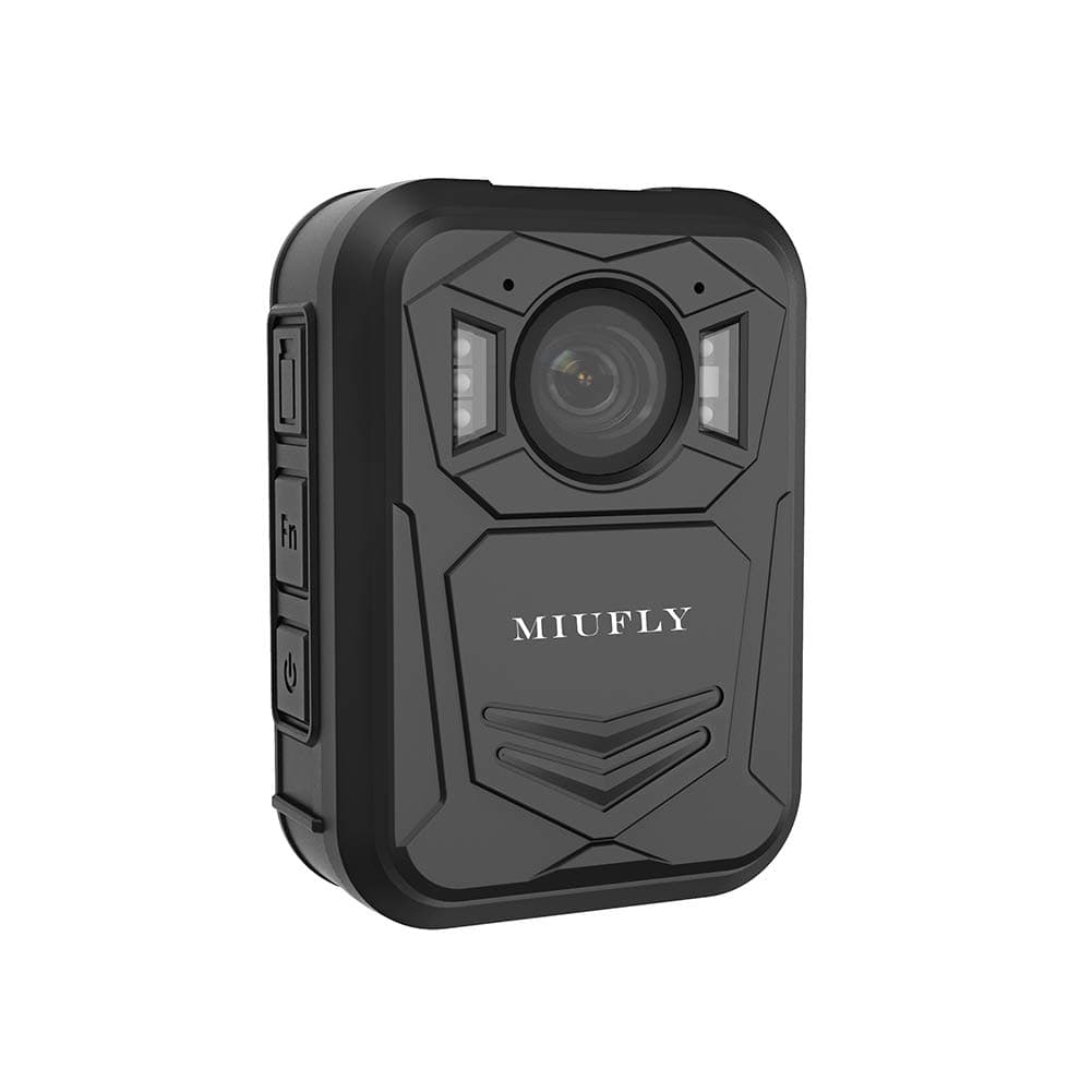 MIUFLY 2K Pro Body Camera with 2 Inch Display, Night Vision, Built in 32G Memory and GPS