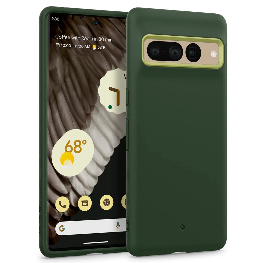 - by Spigen Nano Pop Back Cover Case Compatible with Google Pixel 7 Pro 5G (TPU and Polycarbonate|AVO Green)