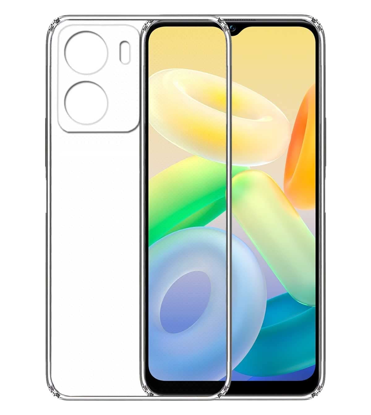 S I G N A T U R E Viv_o Y16 Transparent Back Cover | Grip Mobile Phone Back Cases | Silicone Mobile Case | Transparent | Pack of 1