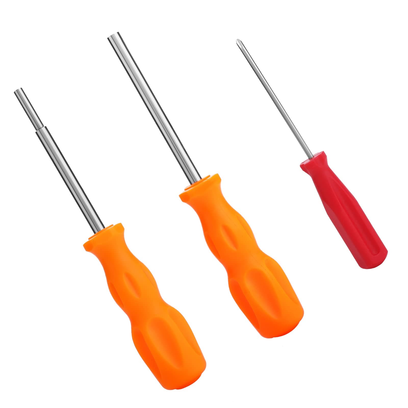 3 Pieces Gamebit Security Screwdriver Set, 3.8mm and 4.5mm Security Screwdriver and 2.5mm Triwing Screwdriver Screwdriver Tools for Open Super Nintendo, SNES, NES, N64 and Game Cartridges