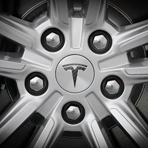 Tesla Wheel Decal (Carbon Fiber)