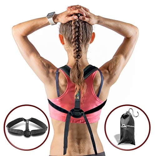 Posture Corrector for Men and Women, Posture Support for slouching & hunching, Clavicle Support, Prevent Thoracic/kyphosis, Upper Back Pain/Shoulder Pain, Invisible Under Clothes by Wee.Hours