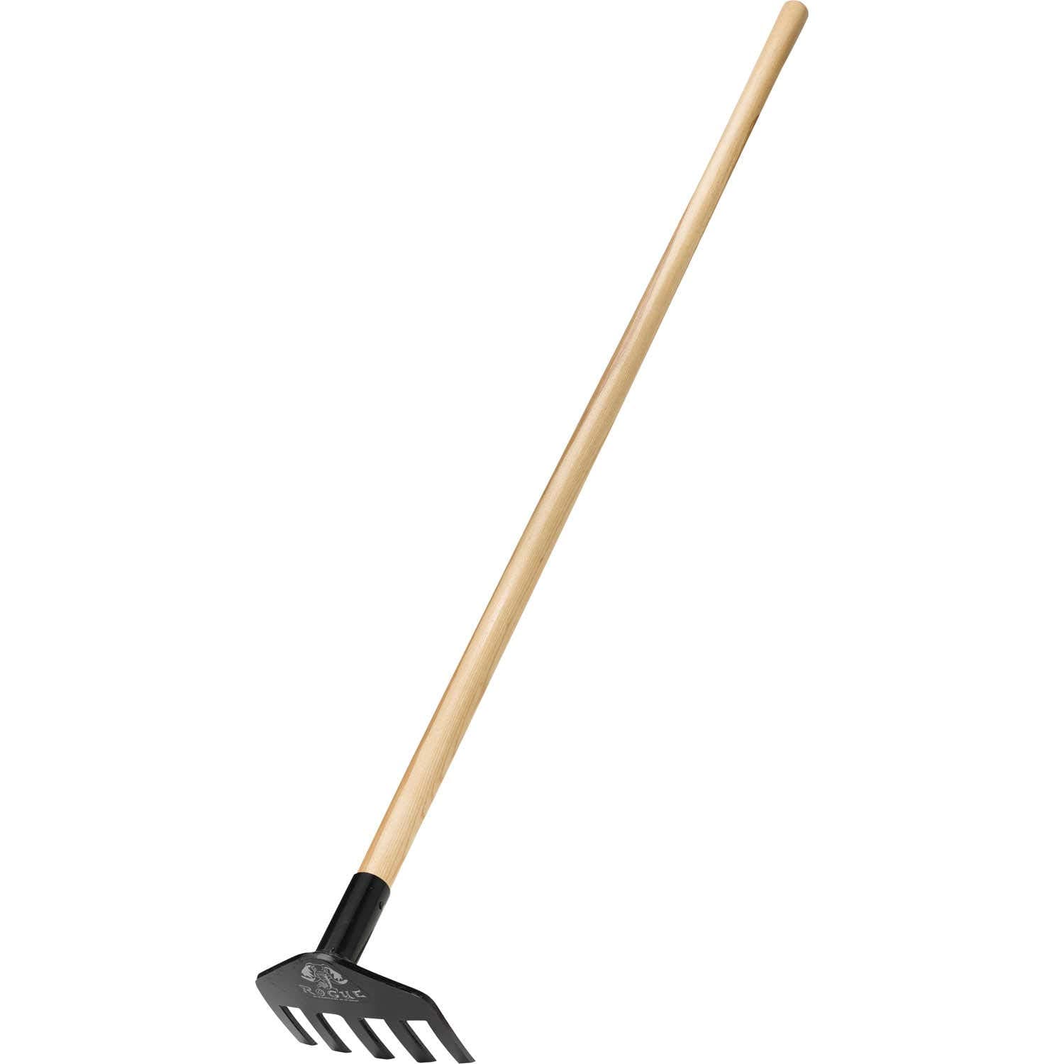 Rogue Prohoe 7" No Break Rake (70NBR) with 60" Ash Handle