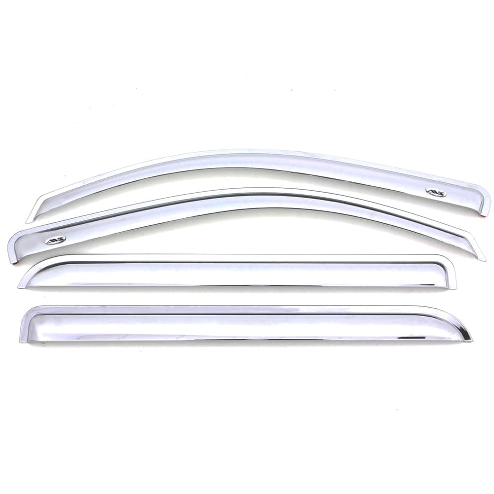Auto Ventshade [AVS] Ventvisor/Rain Guards | Outside Mount, Chrome, 4 pc | 684806 | Fits 2019-2022 RAM 1500 Crew Cab