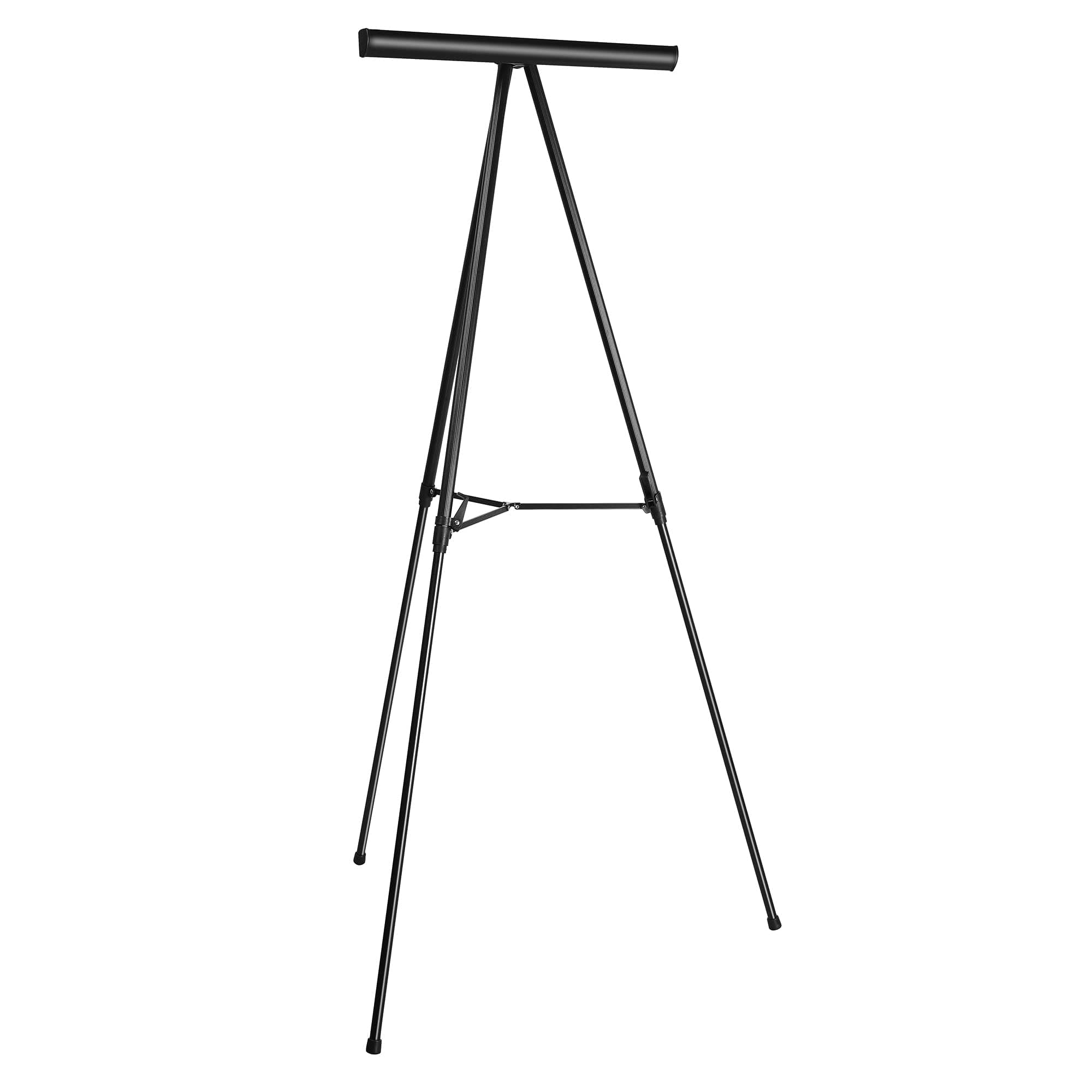 Amazon Basics High Boardroom Black Aluminum Flipchart Whiteboard and Display Easel Stand with Adjustable Height Telescope Tripod, Black, 93.98 CM x 45.72 CM x 71.12 CM