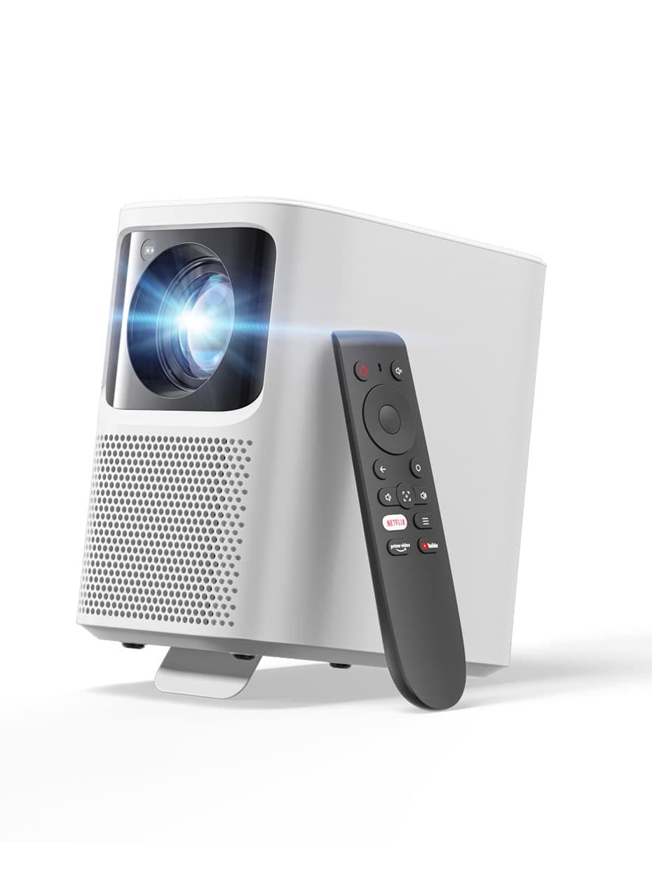 Emotn Bluetooth Projector, N1 Netflix Officially-Licensed Smart Projector, Native 1080P Movie Projector with 5G Wi-Fi and Bluetooth 5.0, Autofocus Auto Keystone, 120" Picture, Dolby Audio Speaker
