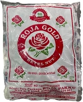 Roja Supari | Betel Nut | Pakku | Mouth Freshener | Adike | Thamboolam Purpose | A++ Grade (Pack of 50 Sachets x 2 Pcs = 100 Sachets), 100 Gram