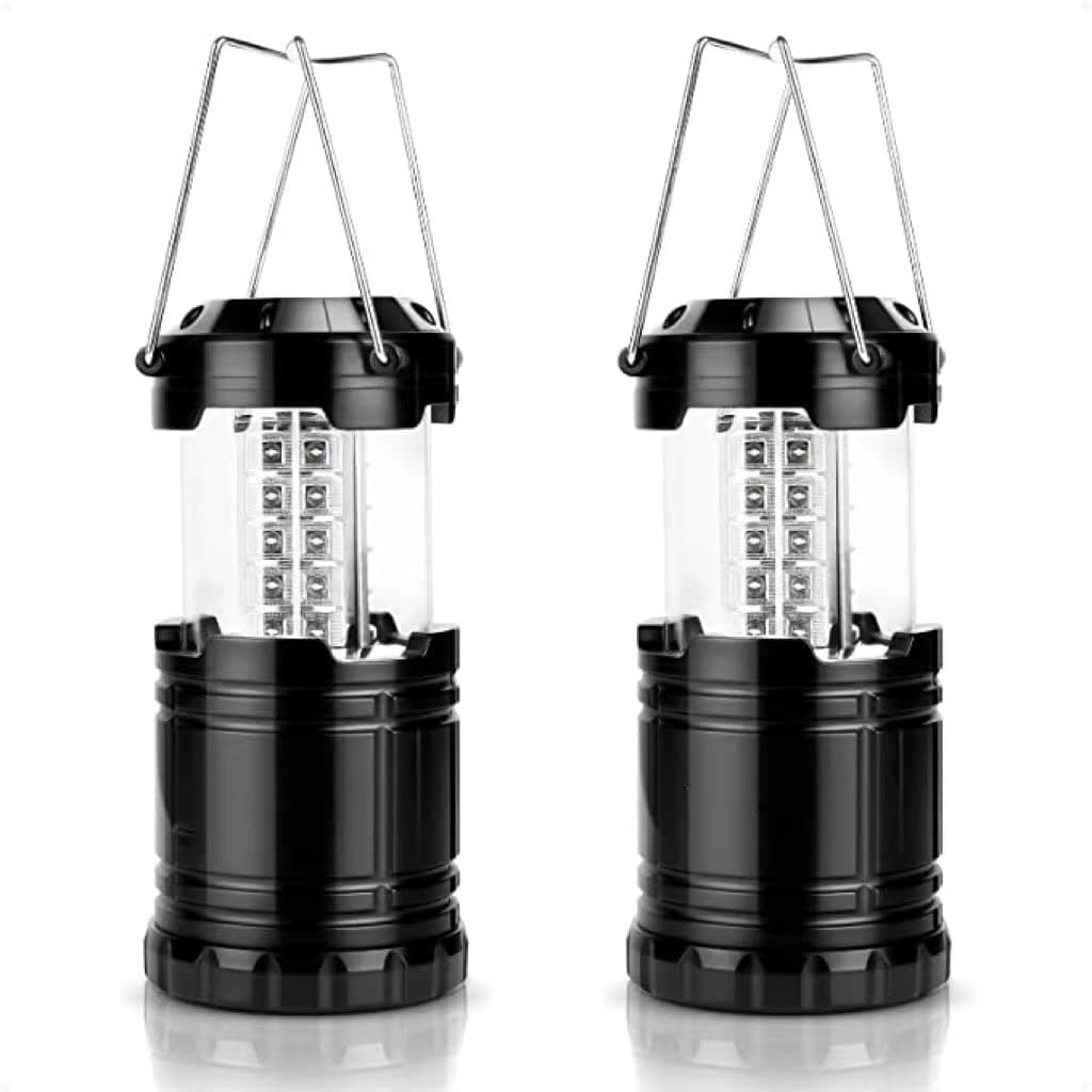 ORiTiLED Camping Lantern Battery Powered, Super Bright, Collapsible, Water Resistant, Outdoor Portable Lights for Emergency, Hurricane, Storms, Outages