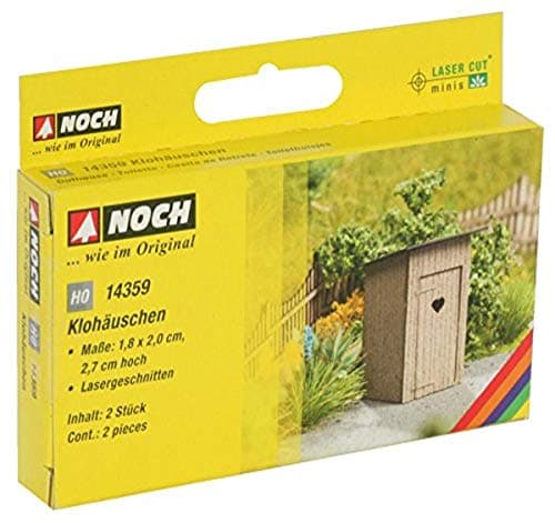 Noch 14359 Outhouse 2/ H0 Scale Model Kit