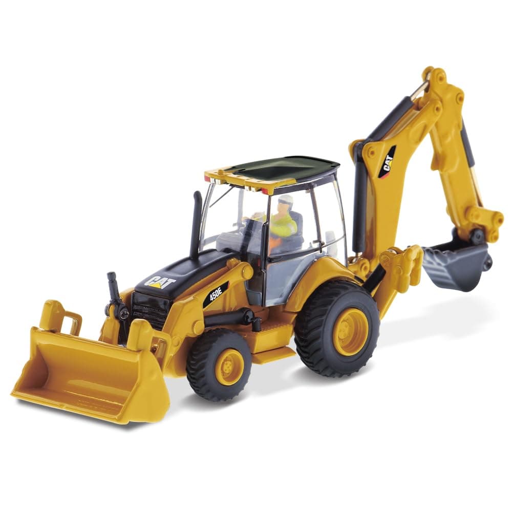 Platz Diecast Masters 1:87 Caterpillar 450E Backhoe Loader – HO Series 85263