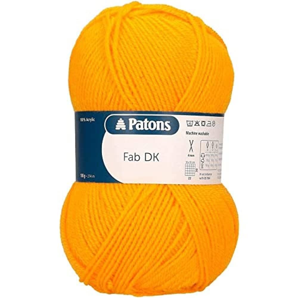 PatonsKnitting Yarn, Acrylic, Canary, One Size