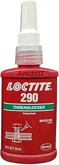 Genuine Loctite 290/50ML Threadlocking Adhesive, Medium/High Strength, 50 mL
