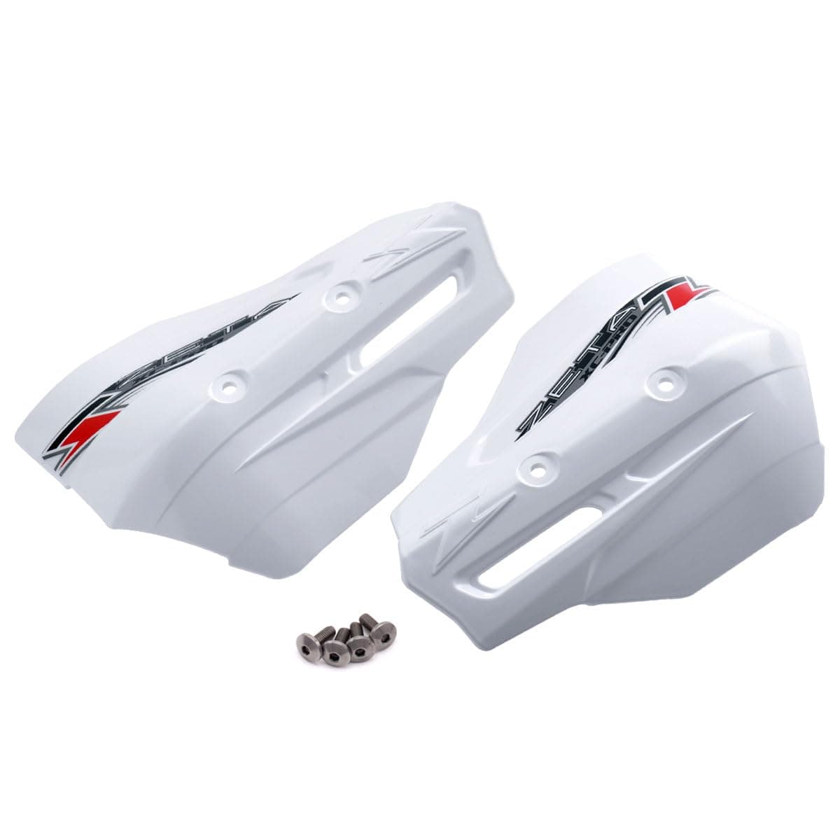Zeta XC Pro WHITE Hand Shields (Pair) for Armor Handguards by Zeta