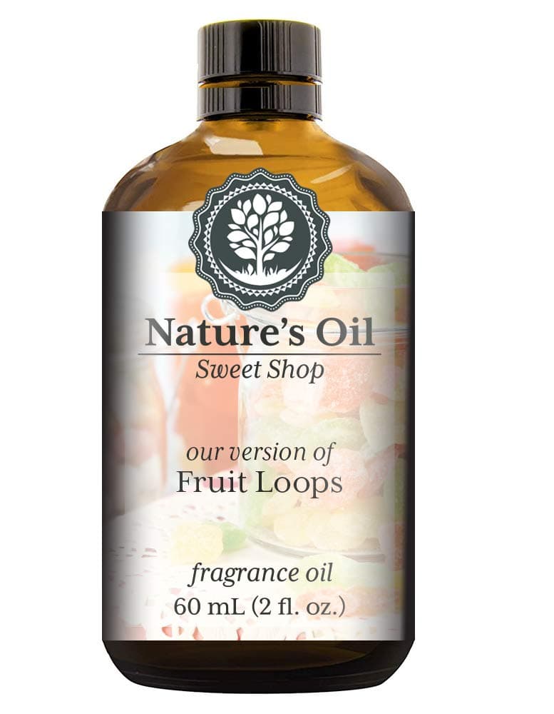 Fruit Loops Fragrance Oil (60ml) for Diffusers, Soap Making, Candles, Lotion, Home Scents, Linen Spray, Bath Bombs, Slime