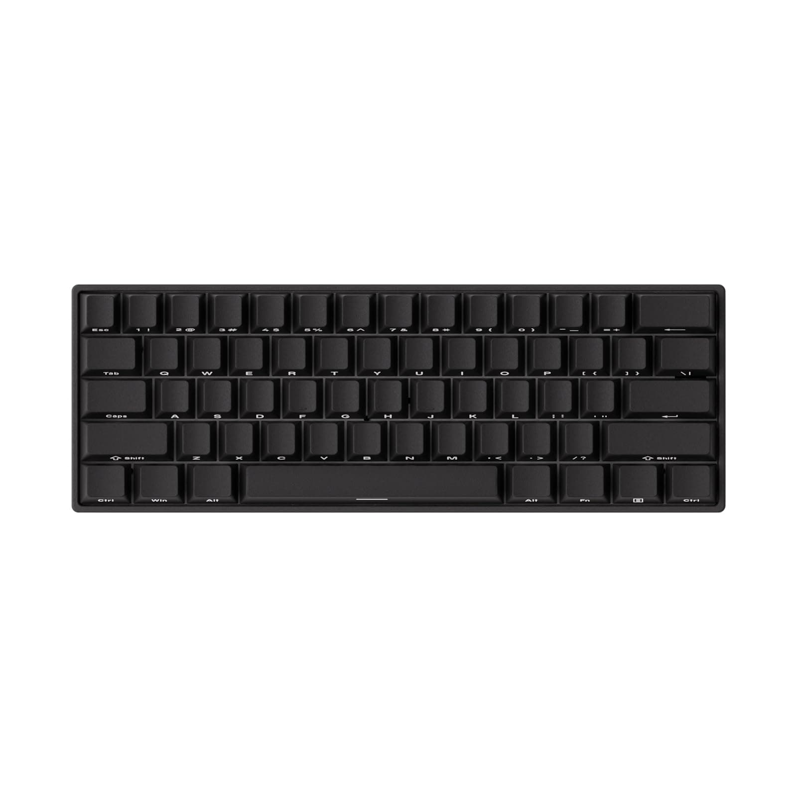 MONSGEEK FUN60 Pro Rapid Trigger Gaming Keyboard 8k SP Magnetic Switch HE Keyboard Multi-Modes Wireless 60% Black Shine-Through (Glare Magnetic Switch)