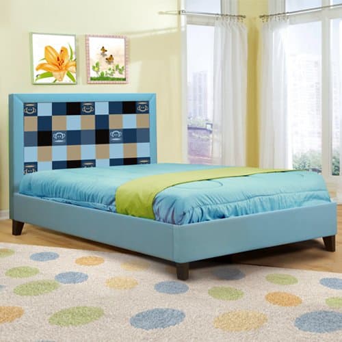 PAUL FRANK FULL PLAID BED BLUE