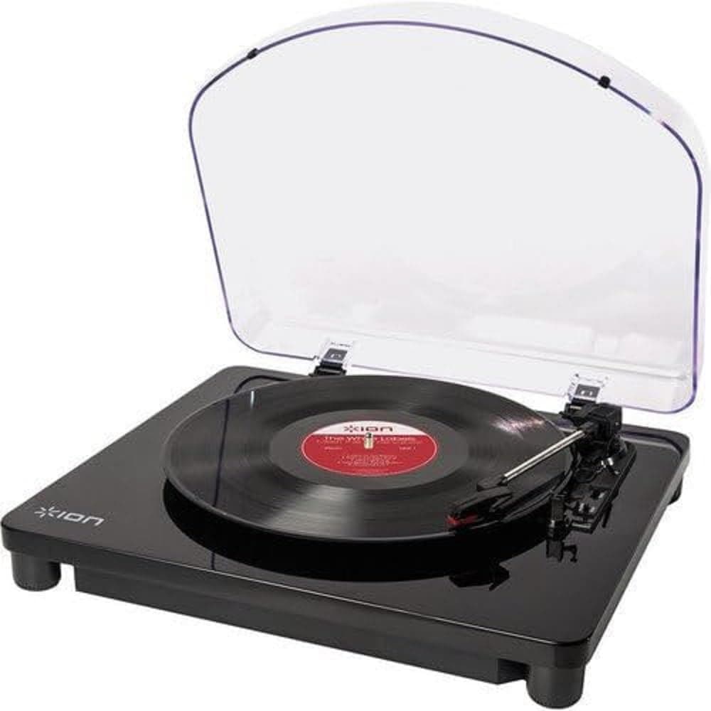 ION - Classic LP USB Conversion Turntable for Mac & PC | 3-Speed Belt Drive Turntable | USB Output to Convert Records to Digital Files | Standard RCA Outputs | Includes EZ Vinyl Converter Software