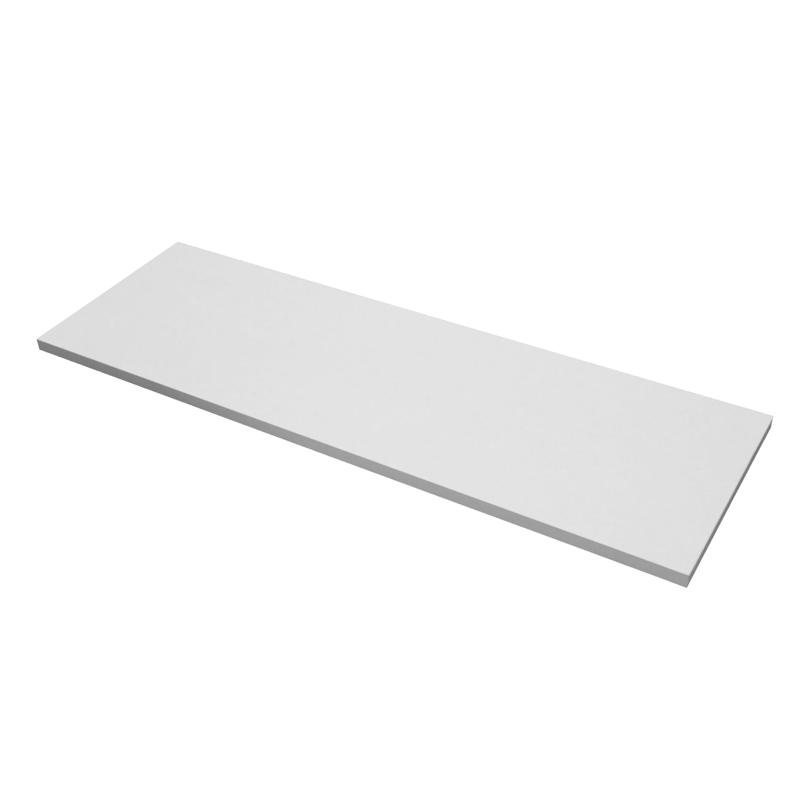 SSWBasics Laminated White Melamine Shelf Board, 36”L x 12”W, Durable and Sleek Cabinet Replacement Shelves, Sturdy and Stylish Shelf Boards for Retail, Thrift, Business, Home, or Office