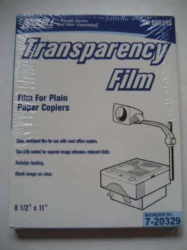 Quill Transparency Film for Plain Paper Copiers